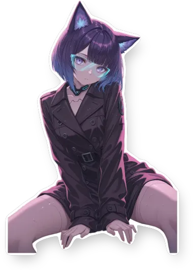 Cyberpunk Catgirl Cafe
