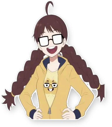 Nerd Emoji Girl