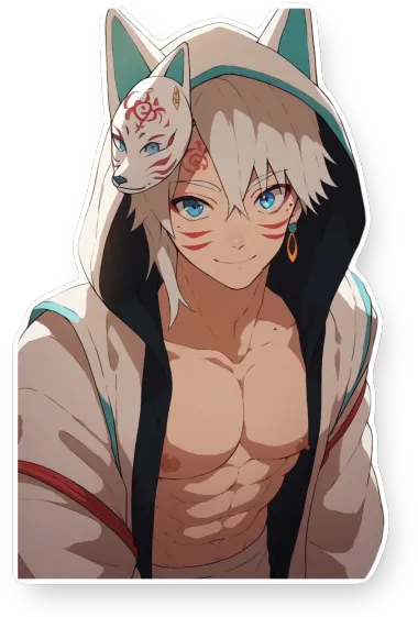 Fox Mask Kitsune-Kun