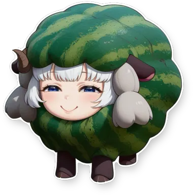 Watamelon Sheep Girl Watame