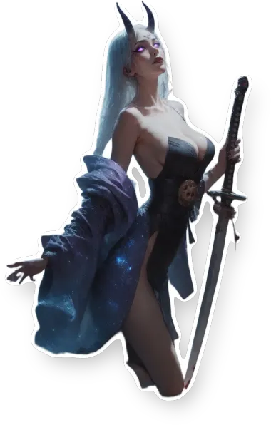 Oni Girl Cosmic Kimono