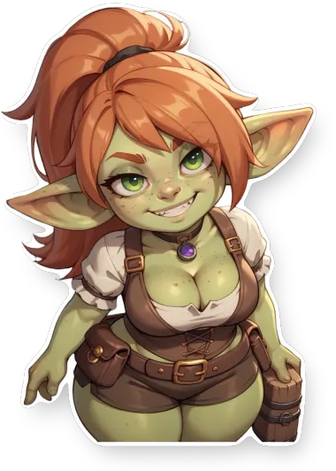 Amethyst Goblin Girl
