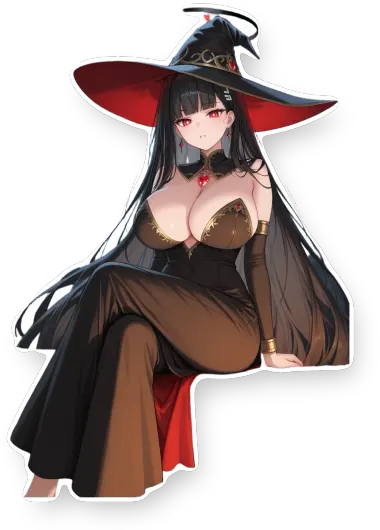Wizard Girl Campfire Night