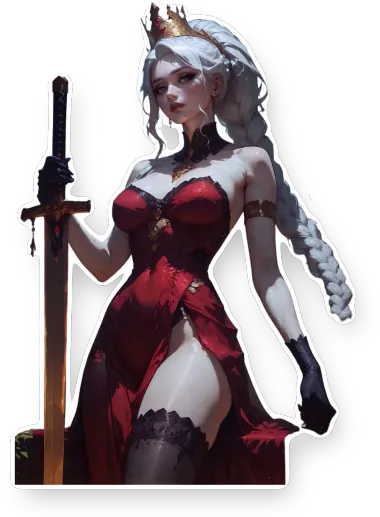 Queen with Golden Sword Queen