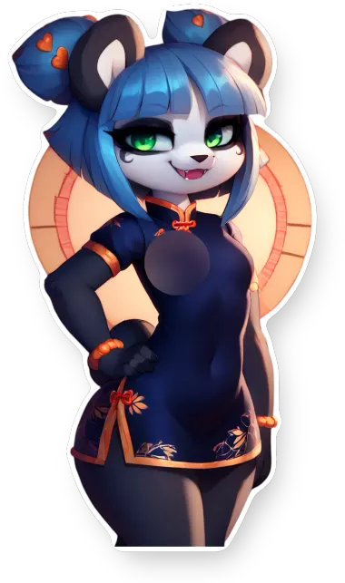 Nuwa Nightstone Panda Girl