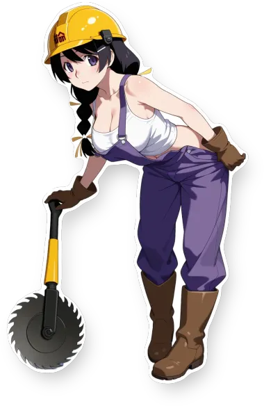 Hanekawa Tsubasa Construction Monogatari Series